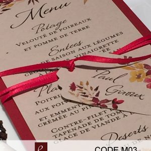 menu cards, food, pink, red, tag, floral